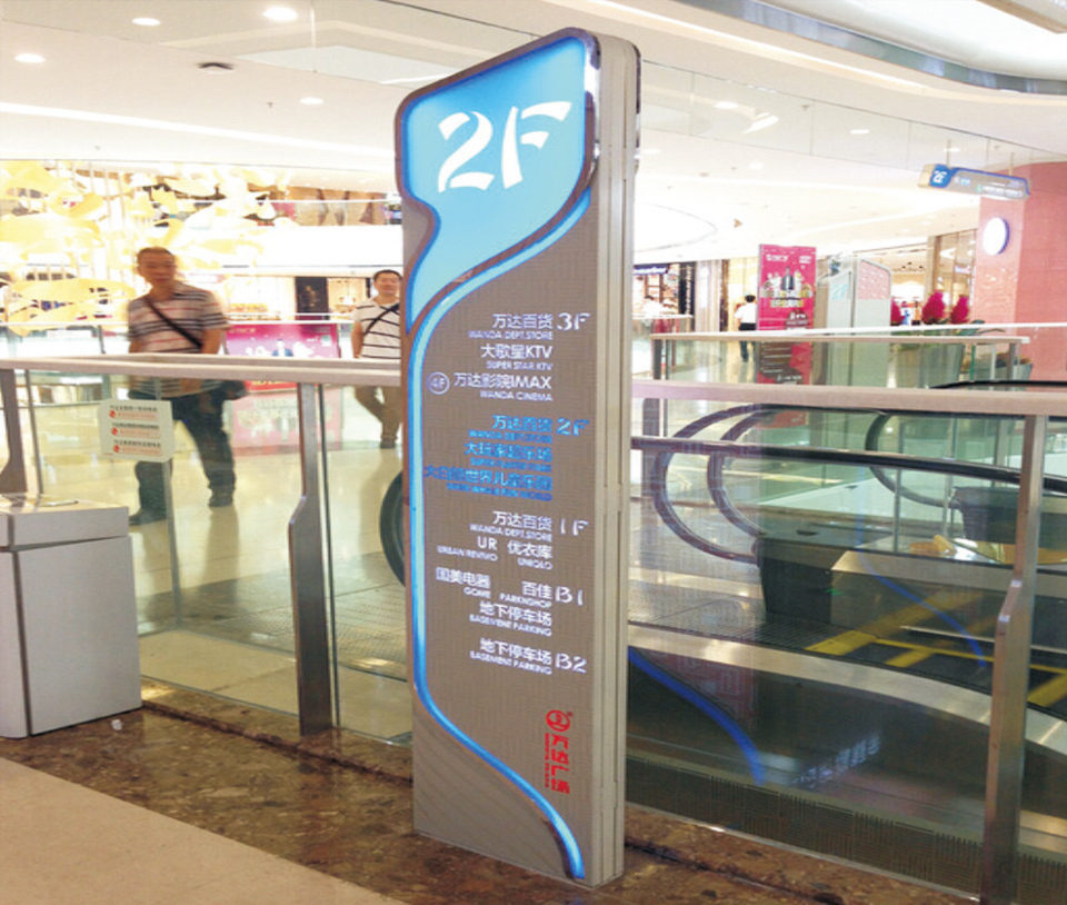 商場樓層索引燈箱